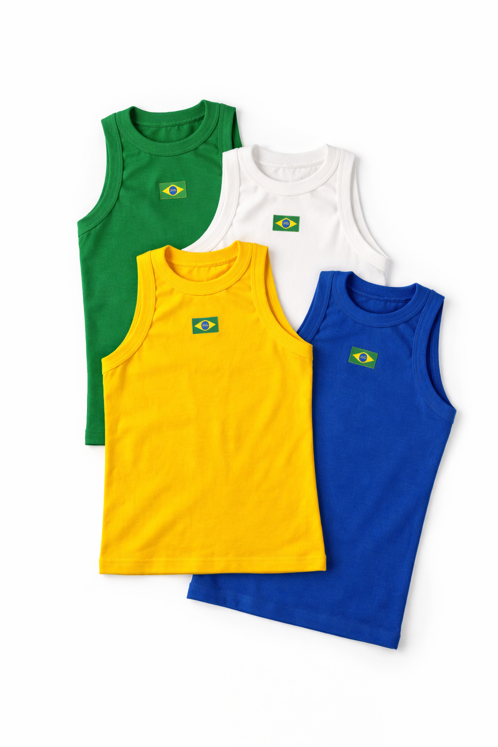 Kit 4 regatas Vai Brasil (Promoção)