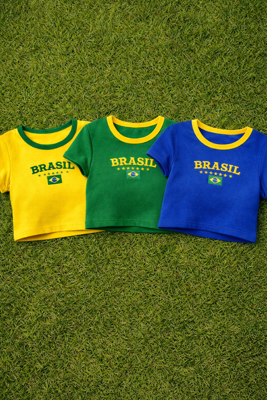 Kit 3 Croppeds Vai Brasil Icon (Promoção)