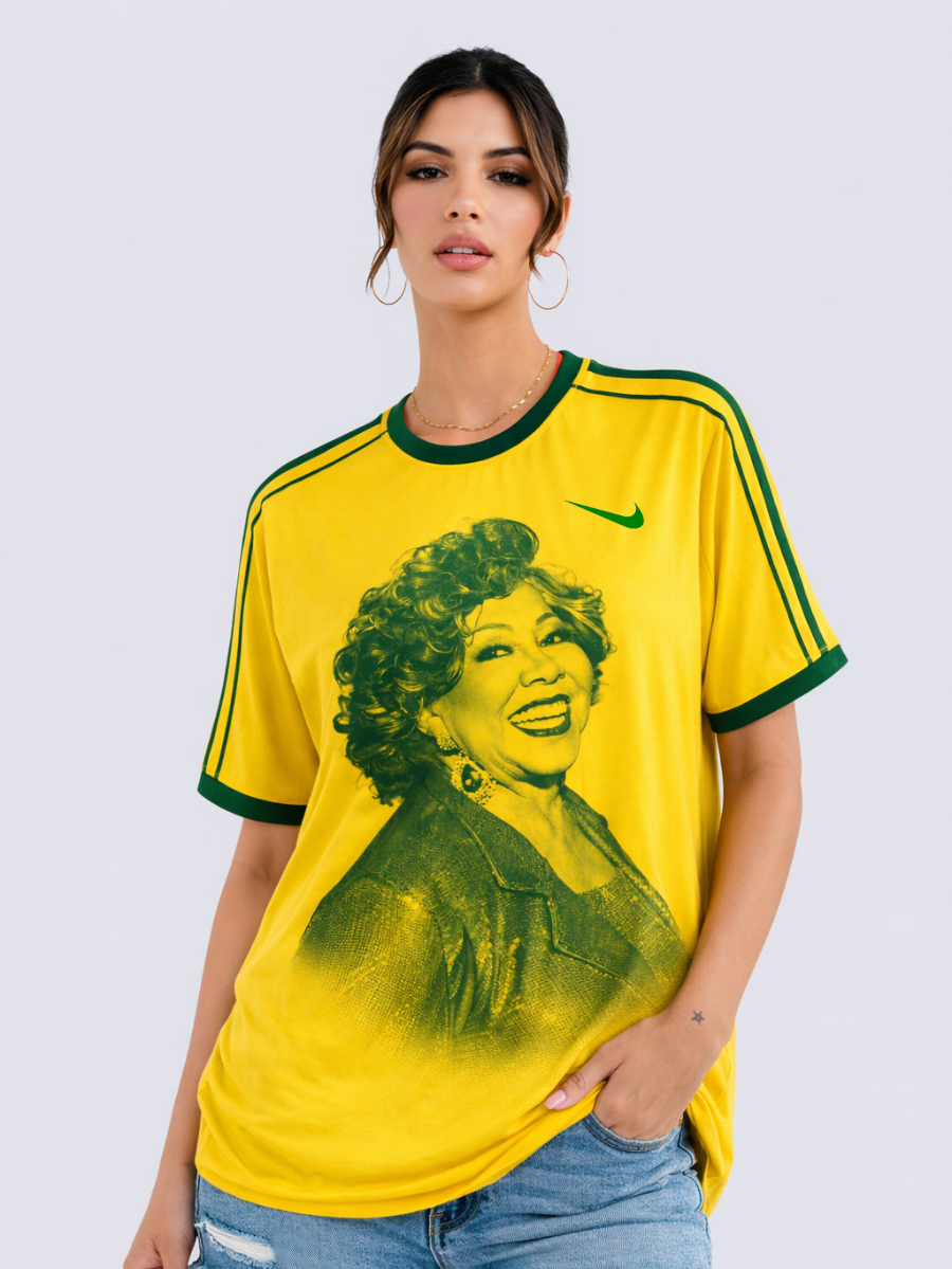 Camisa Oversized Vai Brasil Alcione - Edição limitada