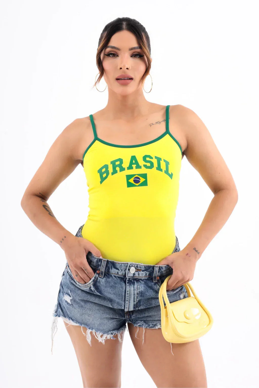 Regata Vai Brasil alça fina