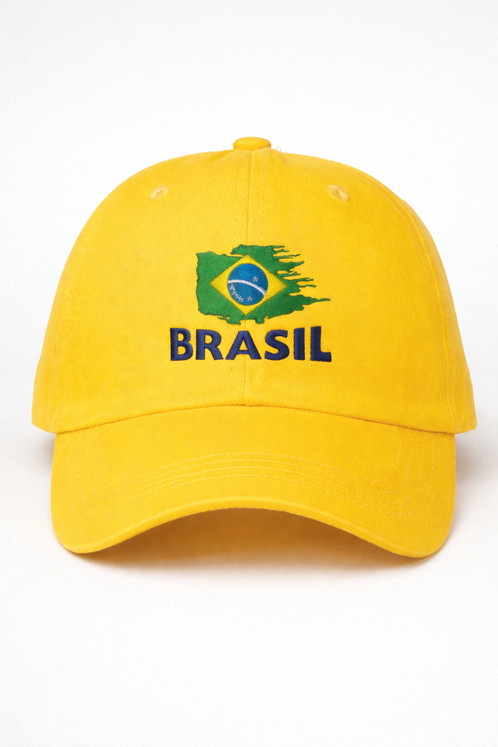 Boné Vai Brasil Amarelo
