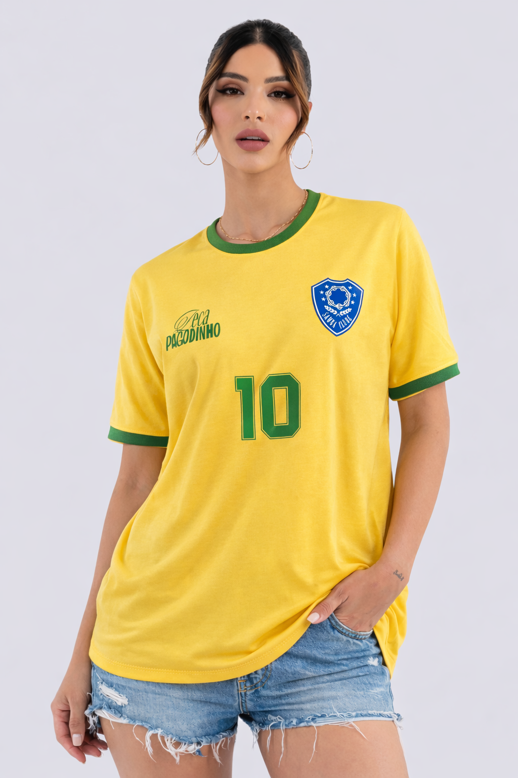 Camisa Oversized Vai Brasil Zeca Pagodinho - Edição limitada
