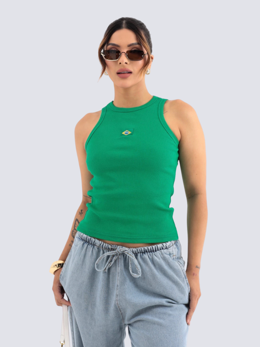 Regata Vai Brasil verde