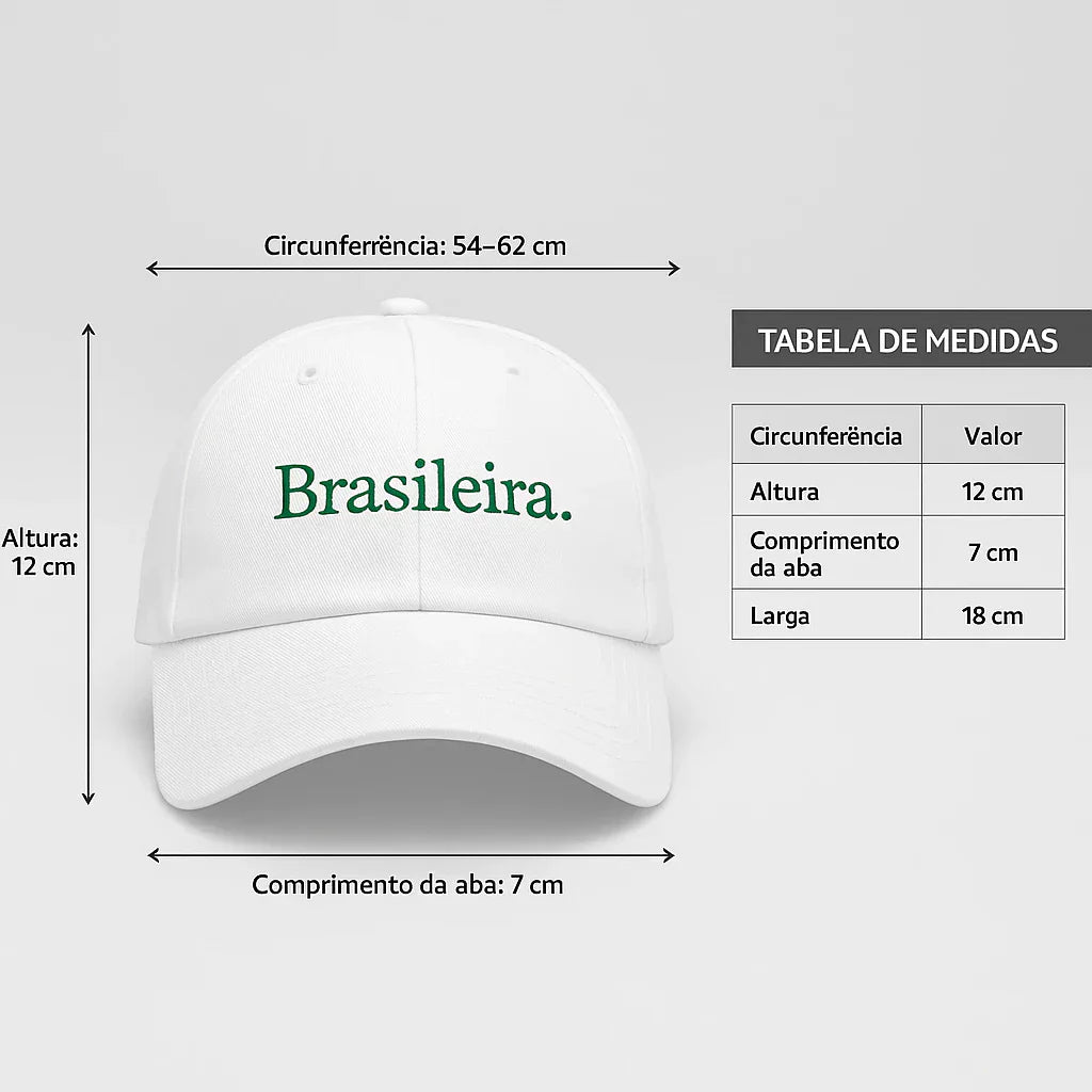 Boné Vai Brasil Brasileira